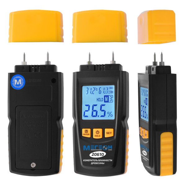 Измеритель влажности древесины МЕГЕОН 20610 купить по низкой цене | МАКСПРОФИТ