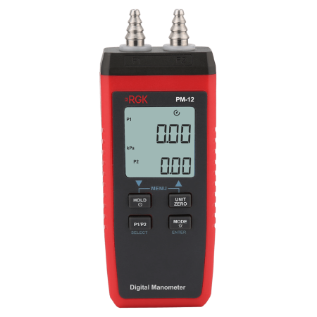 Цифровой манометр RGK PM-12 купить по низкой цене | МАКСПРОФИТ